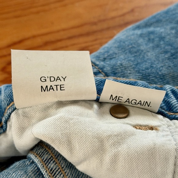 Rolla's Brad Blue Light Wash Original High Rise Straight Leg Jeans Size 29 - Picture 8 of 10